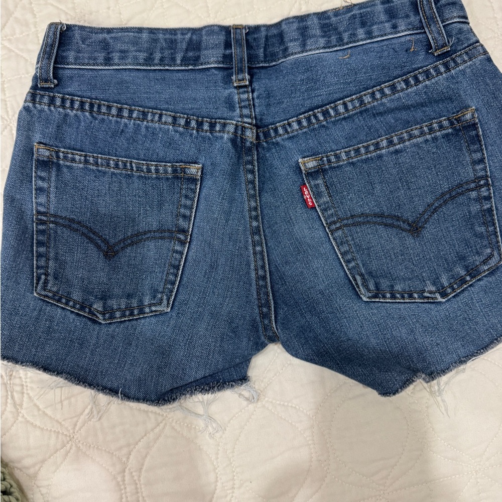 Levi's Classic Blue Denim Shorts